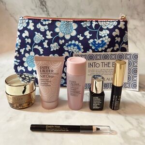 NWT Estée Lauder 7-Piece Gift Set ANR Serum 7ml Supreme+ Cream 15ml Bag